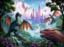 Puzzle Ravensburger Dragon magique XXL 300 pièces