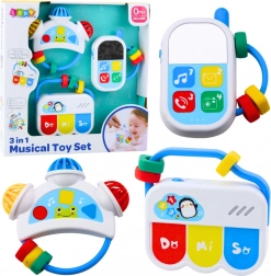 Ensemble de jouets musicaux 3-en-1 pour tout-petit