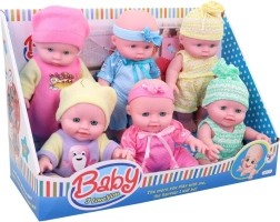 Nouveau-né dans une boîte 6 couleurs