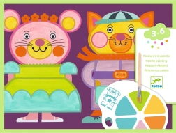 Peinture avec palette – adorables animaux DJECO