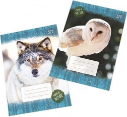 Cahier scolaire A5 blanc, 20 feuilles