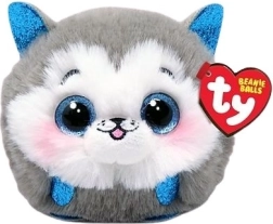Balle en peluche TY Beanie Husky gris