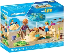 Set de figurines PLAYMOBIL My Life Famille à la plage