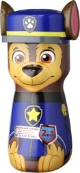 Gel douche et shampooing 2‑en‑1 pour enfants PAW PATROL Chase 400 ml – bouteille 3D