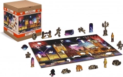 Puzzle en bois Londres de nuit 2v1, 150 pièces