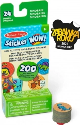 Sticker Wow recharge + mini livret – dinosaures