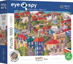 Puzzle Trefl Eye-Spy Sneaky Peekers Paris 1000 pièces