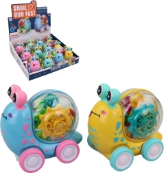 Escargot à inertie avec lumière