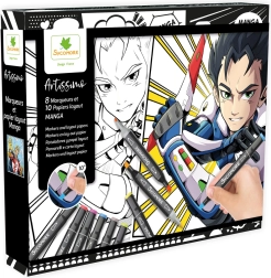 Artissimo Manga Super-héros Coffret Créatif pour Illustrateurs