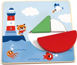 Jeu éducatif en bois Tangramini pour enfants