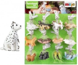 Porte-clés animal en métal/plastique 5–8 cm, assortiment de modèles