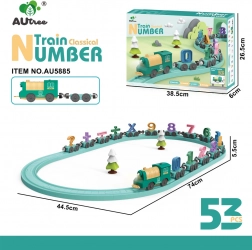 Petit train mathématique – set éducatif 53 pièces