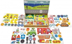 Puzzle Montessori magnétique en boîte 80 pcs TOOKY TOY