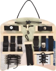 Small Foot planche motrice avec éléments de fermeture et de laçage