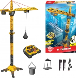 Grue de construction RC pour enfants 150 cm avec flèche rotative et recharge USB DICKIE TOYS