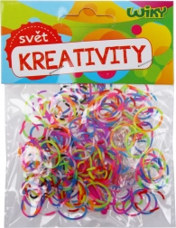 Élastiques tressés magiques rayés assortis