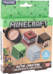 Dessous de verre en métal Minecraft – set de 4 pcs