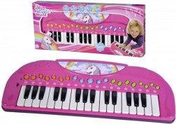Piano pour enfants rose Unicorn 32 touches