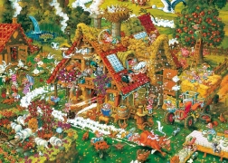 Heye Puzzle Cartoon Classics : Ferme en folie 1000 pièces