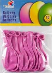 Ensemble de 10 Ballons Roses Gonflables 26cm
