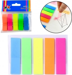 Étiquettes index adhésives rectangulaires colorées 45x12 mm