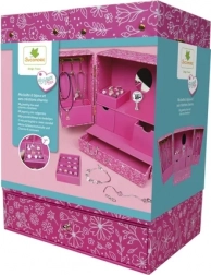 Boîte à bijoux pour enfants avec bijoux et organiseur