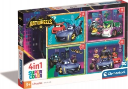 Puzzle Batwheels 4-en-1 (12, 16, 20, 24 pièces)