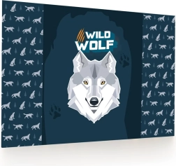 Sous-main avec motif loup 60 × 40 cm