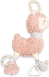 Jouet en peluche lama avec vibration, hochet et anneau de dentition NEW BABY
