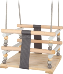 Balançoire en bois pour enfants de style scandinave