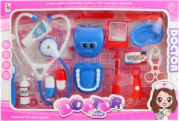Set de docteur pour enfants avec stéthoscope et accessoires de dentiste