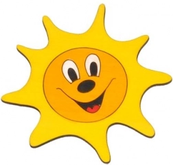 Poignée de meuble en bois Soleil