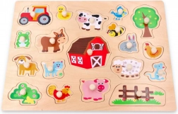 Grande planche à encastrer en bois – ferme