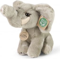 Éléphant en peluche assis 18 cm ÉCO-RESPONSABLE