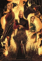 CLEMENTONI Puzzle Game of Thrones : La Maison du Dragon 500 pièces