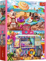 Puzzle 2x500 – temps de vacances Trefl