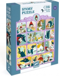 Puzzle avec histoire Le Petit Chaperon Rouge 35 pièces