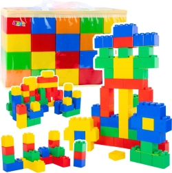 Grandes briques de construction colorées en sac 20 pcs