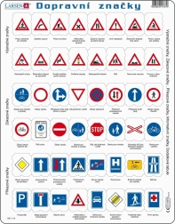 LARSEN puzzle éducatif Panneaux de signalisation 48 pièces