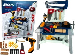 Atelier pour enfants avec outils et perceuse sans fil, 52 pièces