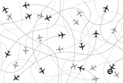 Sous-main pour bureau Planes