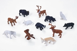 Mojo mini monde animaux de la forêt – set de 12 figurines en tube