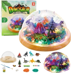 Kit créatif terrarium avec dinosaures – veilleuse mélodique DIY