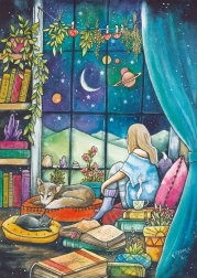 puzzle Magnolia au crépuscule 1000 pièces