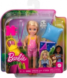 barbie chelsea set de camping avec sac de couchage
