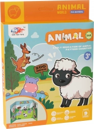 magnets animaux en mousse – kit créatif pour enfants