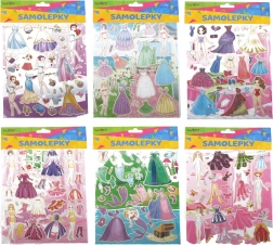 Autocollants à motifs féminins – assortiment de variantes