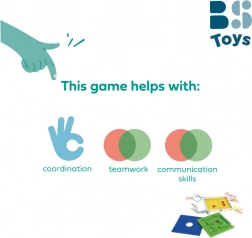 Labyrinthe en bois – jeu de coordination pour enfants