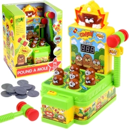 Jeu d’adresse Tapez la taupe avec lumières et sons