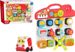 Table sensorimotrice interactive avec piano pour enfants